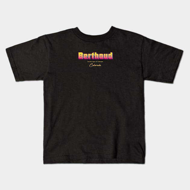 Berthoud Kids T-Shirt by Delix_shop